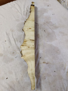 Pappel Maser Mapa 56 x 7 - 2 x 6 cm Epoxid Holz F 10