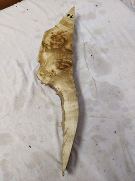 Pappel Maser Mapa 54 x 11 - 1 x 5 cm Epoxid Holz F 6