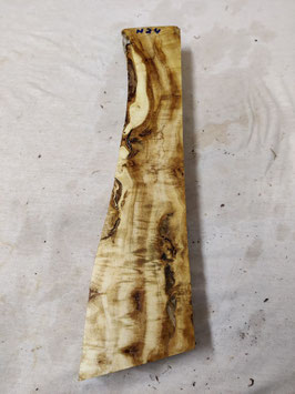 Pappel Maser Mapa 44 x 10 - 7 x 4,8 cm Epoxid Holz H 24