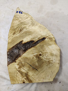 Pappel Maser Mapa 33 x 20 - 1 x 5 cm Epoxid Holz F 86