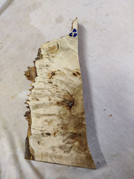 Pappel Maser Mapa 30 x 11 - 2 x 4,5 cm Epoxid Holz H 68