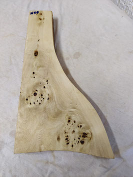 Pappel Maser Mapa 41 x 21 - 8 x 4,5 cm Epoxid Holz H 59