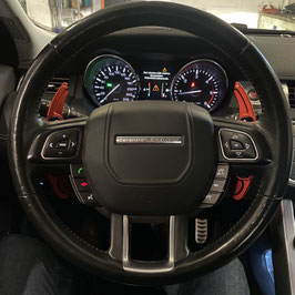 Schaltwippen Range Rover Evoque - Alu Rot - Variante 1