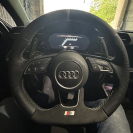 AB Schaltwippen passend für Audi A3, S3, RS3 - 8V - Carbon Schwarz - Variante 5