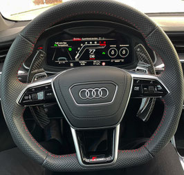 Schaltwippen Audi RS3 - 8Y - Carbon Schwarz - Variante 2