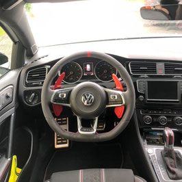 Schaltwippen VW Passat B8 / 3G / DSG, R - Alu Rot - Variante 1