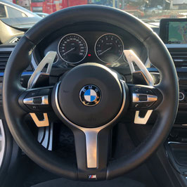 Schaltwippen BMW 4er F32 - F33 - F36 - Silber - Variante 2