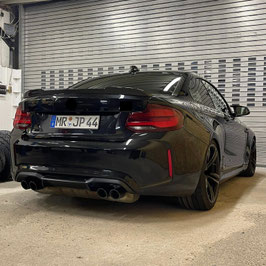 AB Dachkantenspoiler passend für BMW M2 F87 Carbon Schwarz - V1