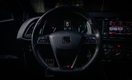 AB Schaltwippen passend für Ateca I - 5FP, DSG, FR, Cupra - Schwarz - Variante 1