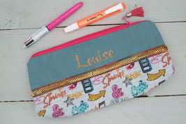 Trousse école Flash Dance 90 avec prénom fille à personnaliser