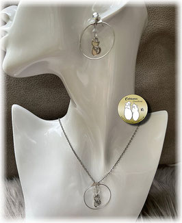 Schmuck Set Kreolenkatze