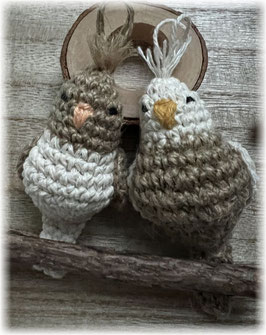 Vögelchen Piriquito aus Jute