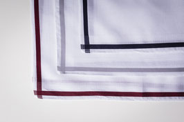 Taschentücher mit schmalem Streifen