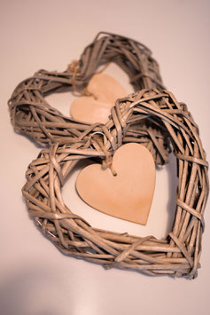Holzherzen Set