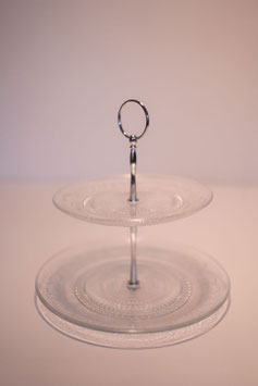 Glas Etagere