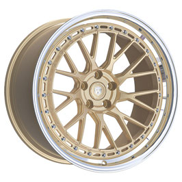 Raffa Wheels RFS-04 Forged Classic Monoblock | 20 -21 Zoll | Champagner Polished Lip | ab 625,00 Euro pro Stück
