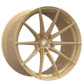 Komplettradsatz Raffa Wheels RFS-03 | Forged Series | Champagner 10x21