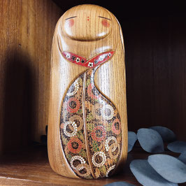 RARE Kokeshi massive "Chaud printemps" par Chiyomatsu Kano