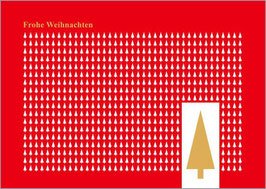 Muster Tannen neutral - Frohe Weihnachten