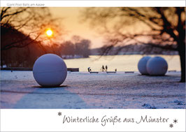 Winter Aaseekugeln – Winterliche Grüße aus Münster