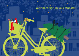 Fahrrad – Weihnachtsgrüße aus Münster