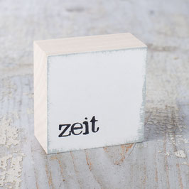 Mini  Textplatte "zeit"