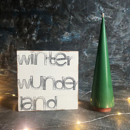 Geschenkset "winterwunderland+ Tannenkerze XL smaragd"