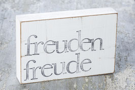 10x15 Textplatte "freudenfreude"