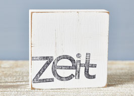 Textplatte "zeit"