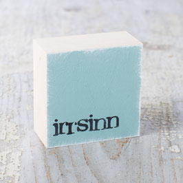 Mini  Textplatte "irrsinn"