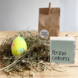 Osterei Geschenkset "frohe Ostern"
