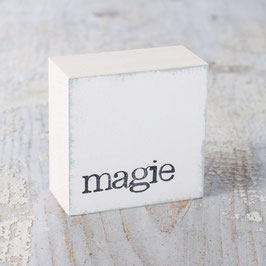Mini  Textplatte "magie"