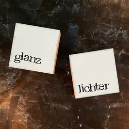 Textminis 2 Stck "glanz lichter"