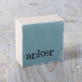 Mini  Textplatte "anker"