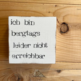 Textplatte "bergtags" 10x10