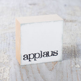 Mini  Textplatte "applaus"