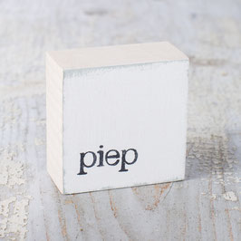 Mini  Textplatte "piep"