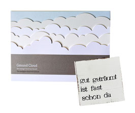 Geschenkset "Notizblock und Textplatte"