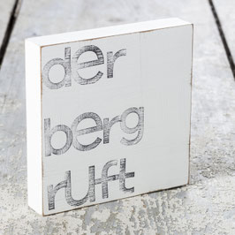 Textplatte "derbergruft" 15x15cm