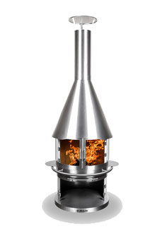 Grillkamin Inox Glas M