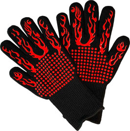 Grillhandschuhe Flame Edition Rot