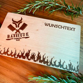 Vesperbrett BBQ mit Wunschtext