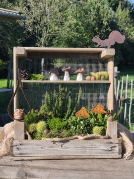 Hangkiste mit Deko *Herbst/Winter Set 1A*