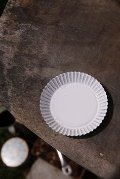 Dekoteller "Backform" Weiß (15 cm ø) - Untersetzer für Weckglas