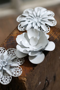 Blüten in Weiß 3er Set (Var. 3)