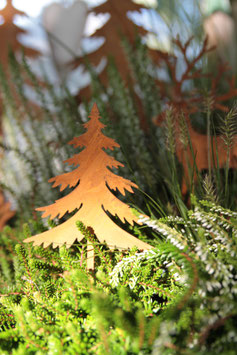 Tannenbaum zum Stecken in Rost