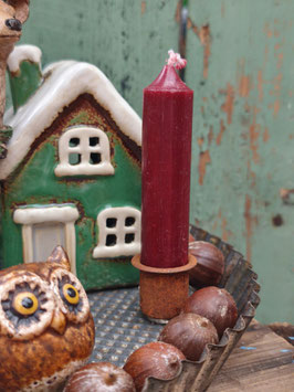 *Neu* Magnetkerzenhalter in Rostfarben im 4er Set