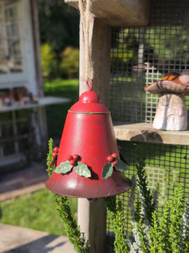 Glocke "Weihnachtsglocke" Rot