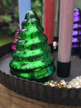 Baum aus Glas - Bunte Serie - Grün