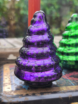 Baum aus Glas - Bunte Serie - Lila